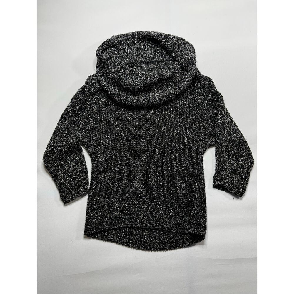 INC International Concepts Women's Black Gold Cowl Neck Sweater - Size M*
